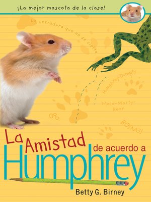 cover image of La amistad de acuerdo a Humphrey